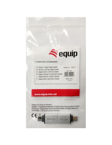 Kit de adaptadores equip usb tipo c a usb tipo a macho - hembra