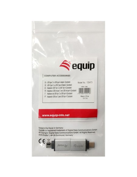 Kit de adaptadores equip usb tipo c a usb tipo a macho - hembra Kit de adaptadores equip usb tipo c a usb tipo a macho - hembra