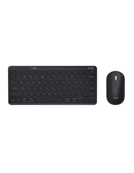 Teclado + raton trust lyra inalambrico multidispositivo Teclado + raton trust lyra inalambrico multidispositivo