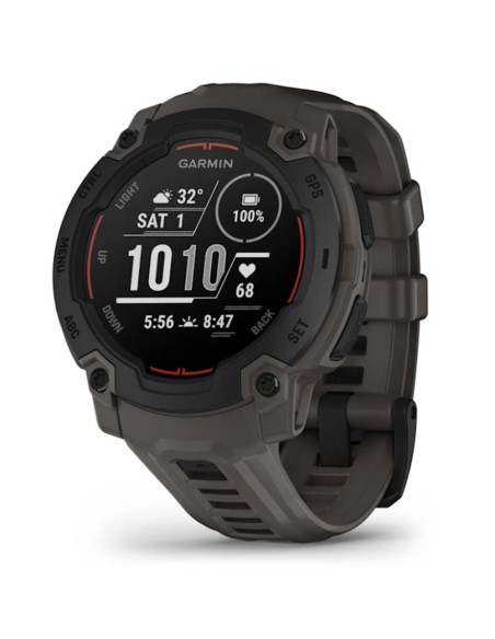Smartwatch garmin instin e 45mm negro correa de silicona carbon