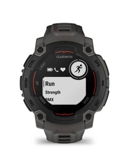 Smartwatch garmin instin e 45mm negro correa de silicona carbon
