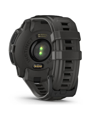 Smartwatch garmin instin e 45mm negro correa de silicona carbon