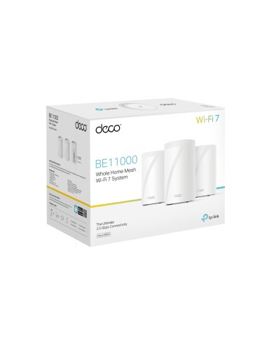 Wifi mesh tp - link deco be65 be9300 pack 3 unidades