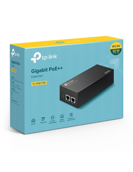 Inyector poe++ tp - link tl - poe170s hasta 60w Inyector poe++ tp - link tl - poe170s hasta 60w