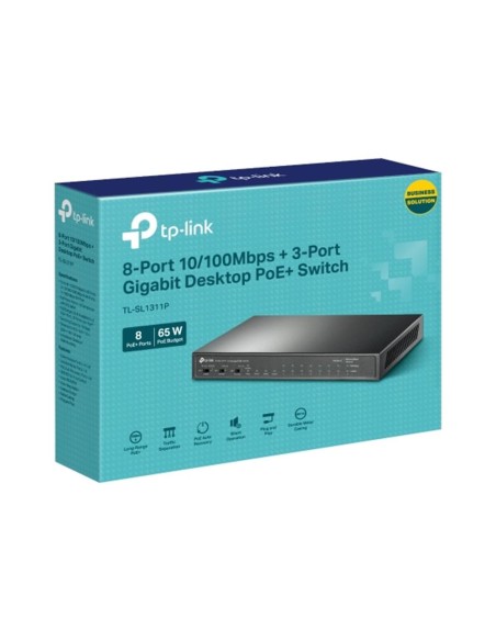 Switch tp - link tl - sl1311p 11 puertos