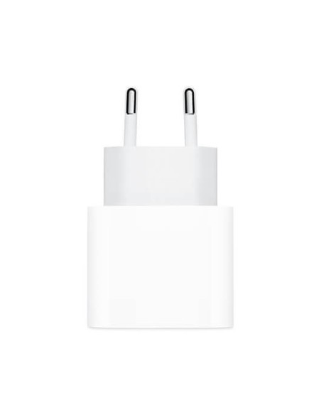 Cargador original apple 20w usb tipo c carga rapida - blanco - no incluye cable