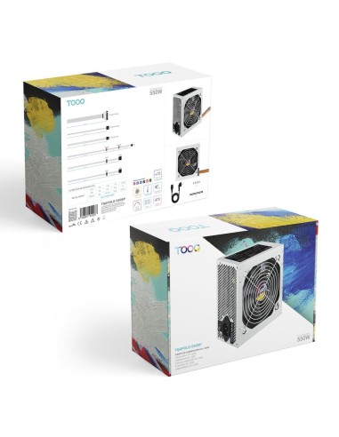 Fuente alimentacion tooq tqapolo - 550sp atx 550w