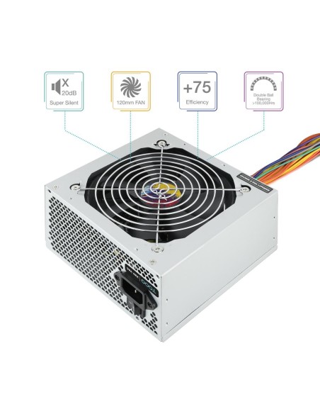 Fuente alimentacion tooq tqapolo - 550sp atx 550w Fuente alimentacion tooq tqapolo - 550sp atx 550w