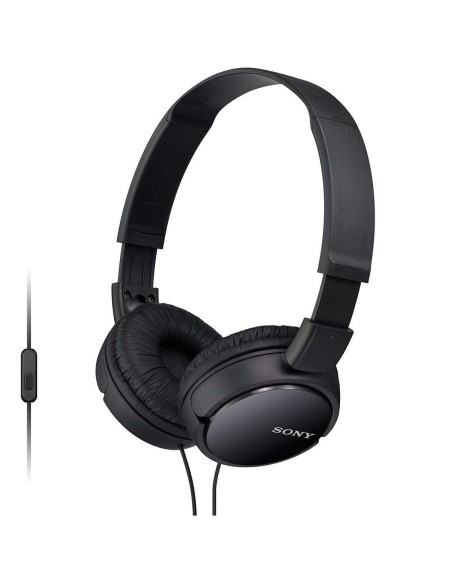 Auriculares sony mdrzx110apb - negro - pleglable - microfono Auriculares sony mdrzx110apb - negro - pleglable - microfono