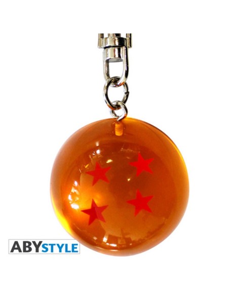 Llavero 3d abysse dragon ball bola de dragon de 4 estrellas Llavero 3d abysse dragon ball bola de dragon de 4 estrellas