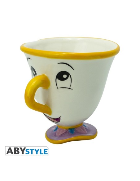 Taza 3d abystyle disney la bella y la bestia - chip