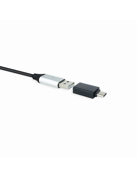 Adaptador usb a a usb c nanocable negro - hembra - macho