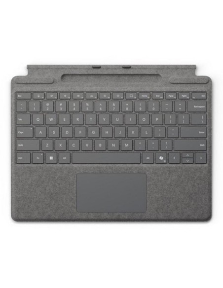 Teclado microsoft surface pro type cover + pen platino