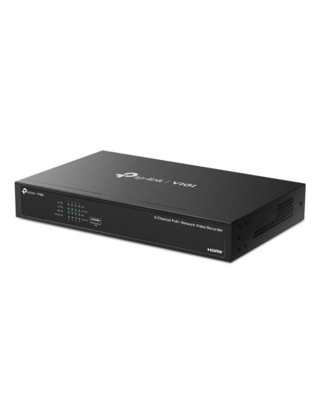 Videograbador seguridad tp - link vigi nvr1008h - op 8 canales 16mp 8xrj45 poe+ 53w hdmi 4k h.265+ sata 2xusb