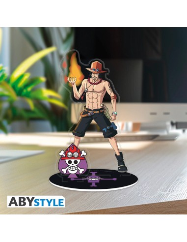 Figura acrilica abystyle one piece portgas d.ace