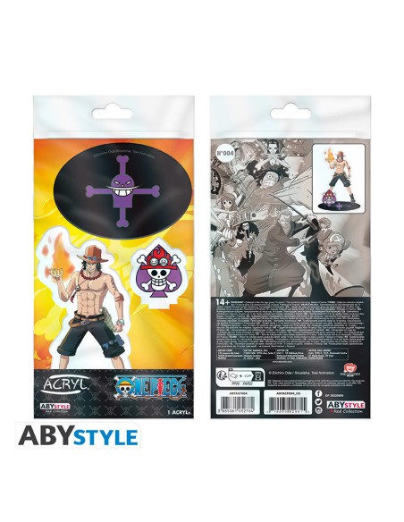 Figura acrilica abystyle one piece portgas d.ace