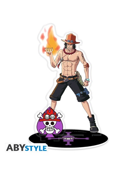 Figura acrilica abystyle one piece portgas d.ace