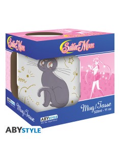Taza abystyle sailor moon luna - luna & artemis cats