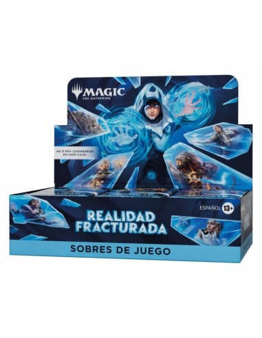 Juego de cartas magic the gathering realidad fracturada display español 30 unidades