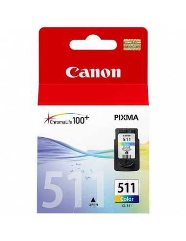 Cartucho tinta canon cl 511 tricolor 9ml mp240...