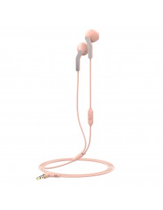 Auriculares muvit meu 3.5 mm rosa