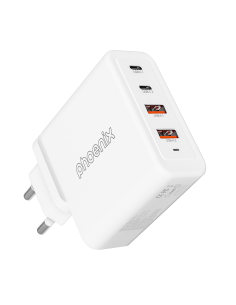Cargador tipo c 100w gan phoenix universal para portatil...
