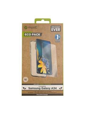 Funda muvit para samsung galaxy a34 + protector...