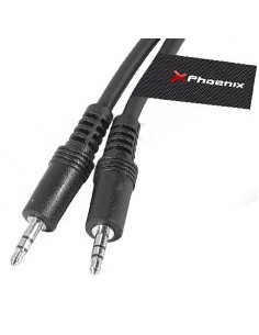 Cable de audio mini jack 3.5 mm m - m estéreo de 3 m