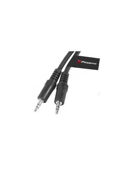 Cable de audio mini jack 3.5 mm m - m estéreo de 3 m