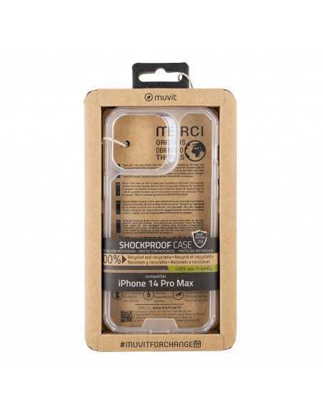 Funda muvit shockproof 2m para apple iphone 14 pro max transparente
