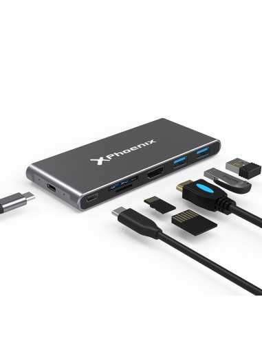 Docking caja externa phoenix para disco m.2 con...