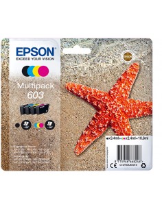 Multipack cartucho tinta epson 603 c13t03u64010 negro -...