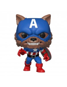 Funko pop marvel capitan america capwolf edicion limitada...