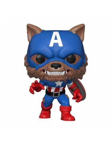 Funko pop marvel capitan america capwolf...