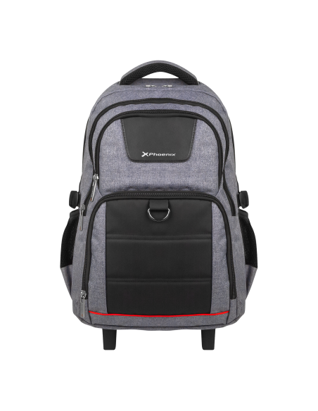 Mochila con ruedas trolley phoenix discovery g para portátil 17 pulgadas gris