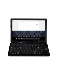 Mini teclado bluetooth con soporte para tablet y movil...