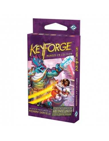 Juego de mesa keyforge mundos en colision mazo...