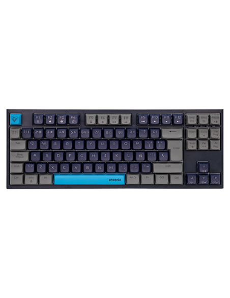 Teclado gaming royal pbt mecanico negro