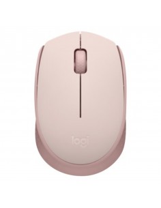 Mouse raton logitech m171 optico wireless inalambrico rosa