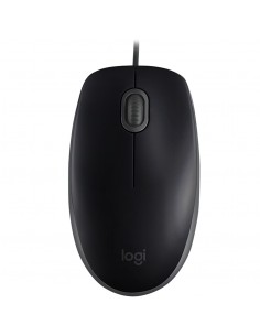 Mouse raton logitech b110 silent optico usb negro