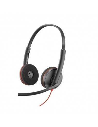 Auriculares poly blackwire 3220 estéreo usb - c...
