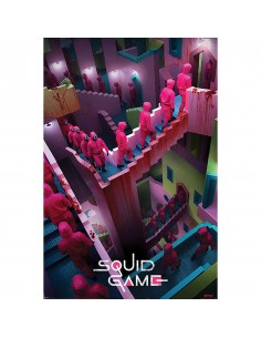 Poster el juego del calamar escaleras & esbirros...
