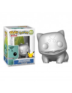 Funko pop jumbo pokemon s6 bulbasaur plateado efecto...