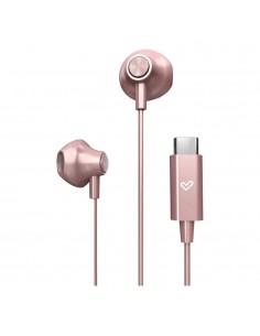 Auriculares energy sistem easypods usb tipo c oro rosa