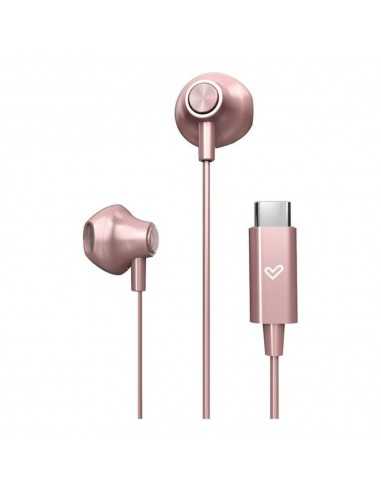 Auriculares energy sistem easypods usb tipo c oro rosa