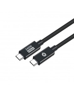 Cable usb - c conceptronic macho - macho 1.2m pd 3.1 240w 48v 5a 480mbps e - mark