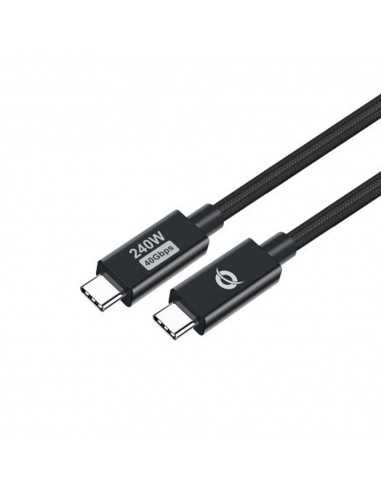 Cable usb - c conceptronic macho - macho 1.2m pd 3.1 240w 48v 5a 480mbps e - mark