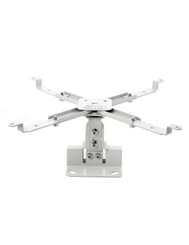 Soporte de proyector de techo y pared rota 360º inclinacion 10º blanco