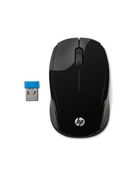 Mouse hp optico 200 inalambrico 1000ppp negro