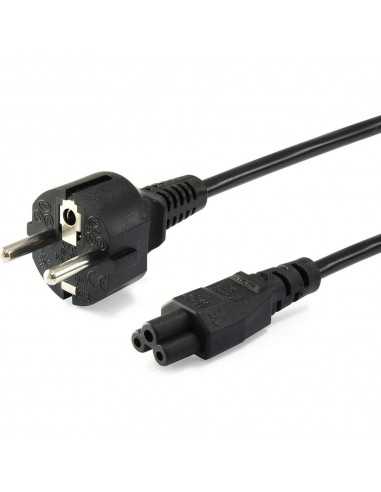 Cable alimentacion c5 a cee7 - 4 equip trebol 1.8m